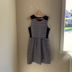 Madewell Spring Diamond Jacquard Knit Dress